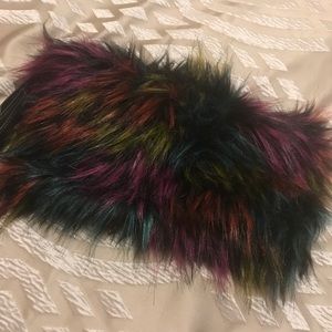 Furry Clutch Multi colors